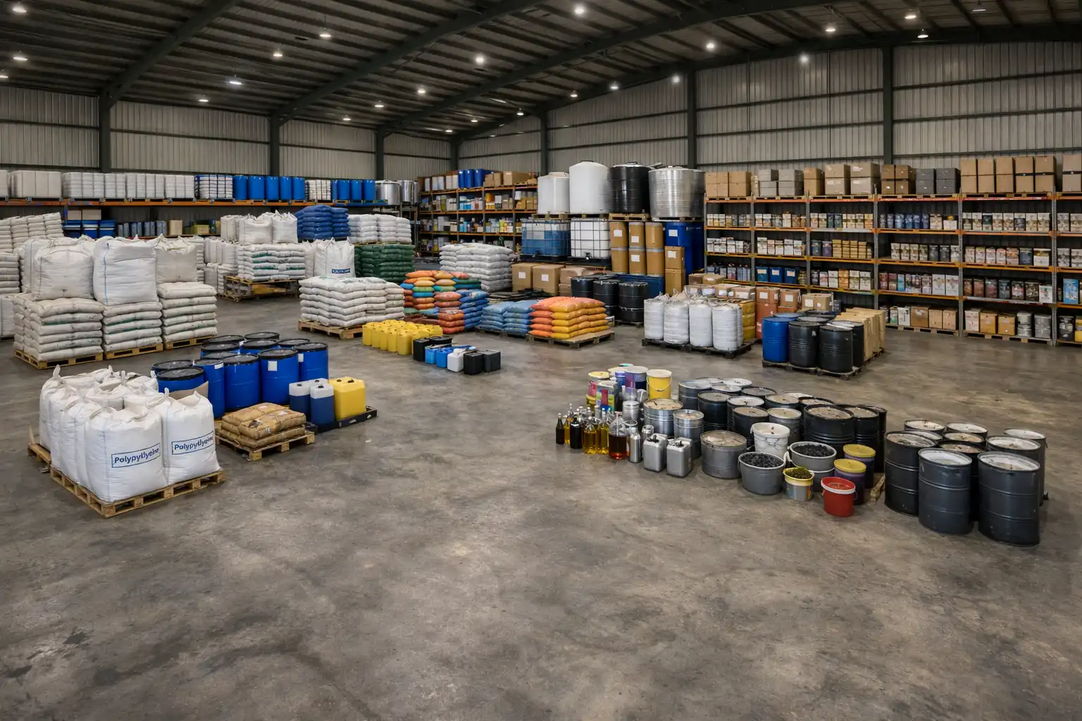 مواد شیمیایی، روانکارها و کاتالیست ها